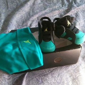 Baby Jordan's w/ matching Hat